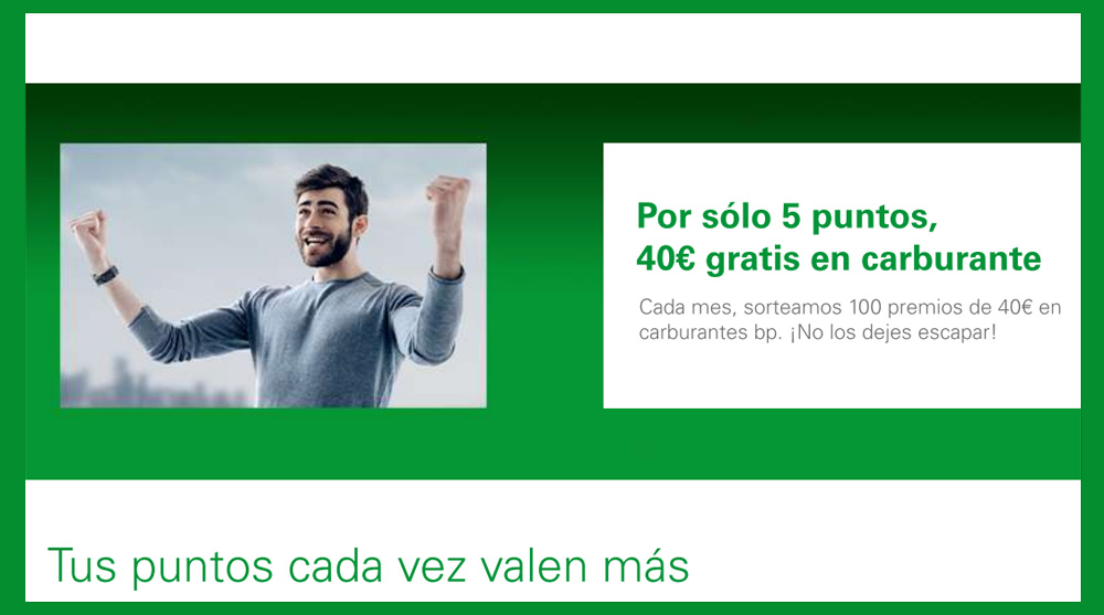 40euros gratis en carburante promo bp